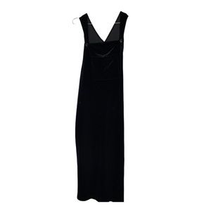 Vintage 1990’s Chico’s designs long black velvet dress